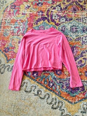 We The Free Bright Pink Long-Sleeve